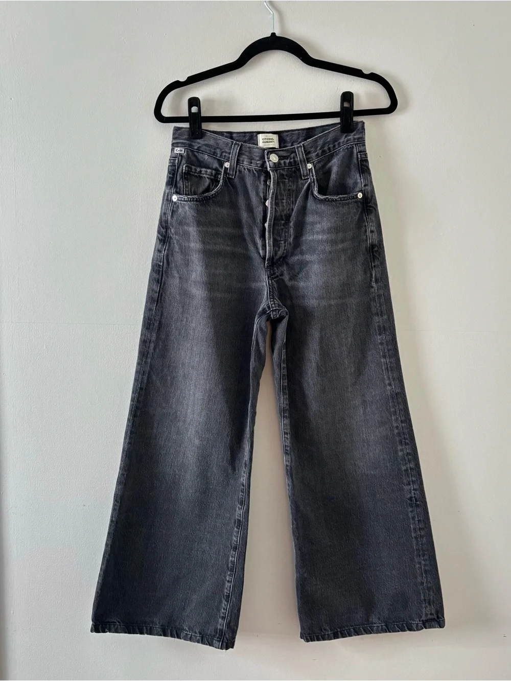 Citizens of Humanity Beverly Slouch Boot in Prophecy Wide Leg Rigid Crop Ankle - Picture 3 of 9